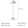 Axyaa Nordic Floor Lamp Hat for Minimalist Home Decor