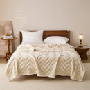Axyaa Flannel Warm Blanket: Soft, Cozy, Multi-Purpose Sofa Blanket for Spring/Autumn