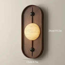 Axyaa Alabaster Wall Light: Modern Designer Marble Bedroom Bed Aisle Art Lighting