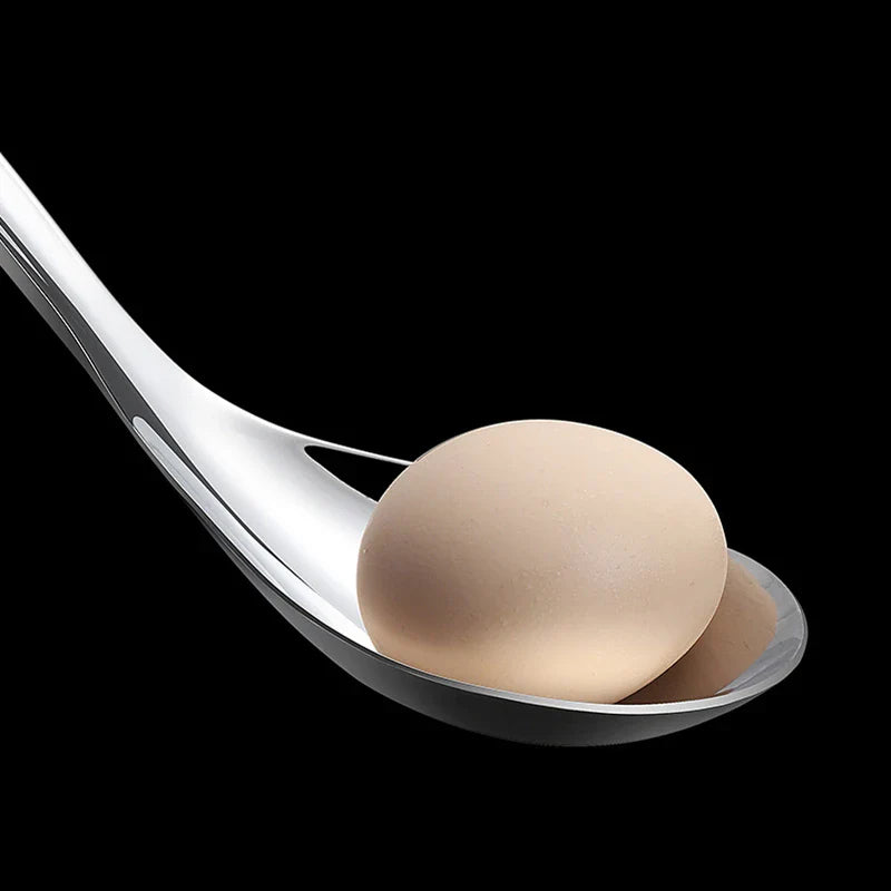 Axyaa Stainless Steel Rice Spoon Colander Skimmer Ladle Serving Utensil