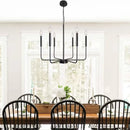 Axyaa Nordic Modern Black Gold Hanging Chandelier