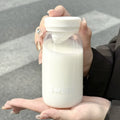 Axyaa Mini Water Bottle with Tea Strainer, Portable & Reusable Plastic Drinking Cup