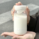 Axyaa Summer Mini Water Bottle with Tea Strainer, Portable & Reusable Plastic Cup