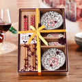 Axyaa Ceramic Sushi Plate Set of 6