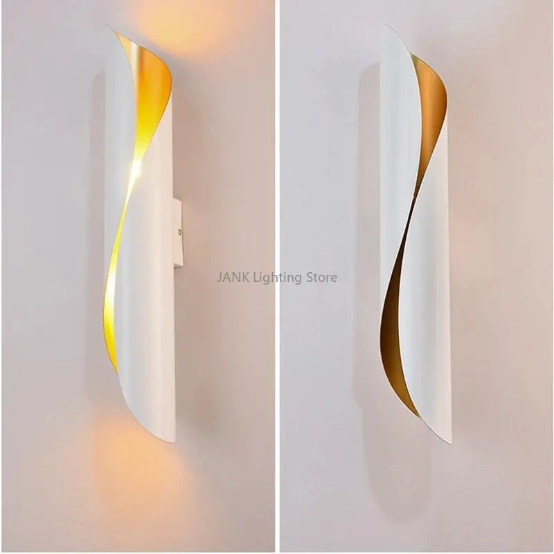 Axyaa Aluminum Tube LED Wall Lamp for Bedroom Living Room Sconce Lighting