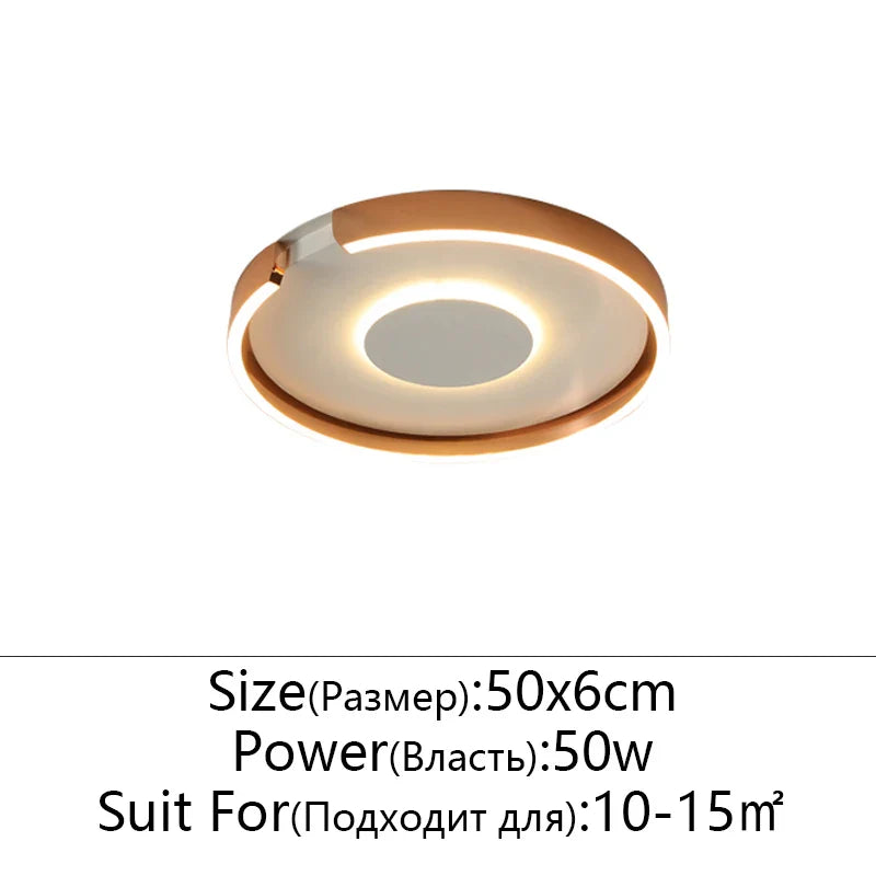 Axyaa Rose Gold LED Ceiling Light for Home Lighting in Living Room, Bedroom, Study Room