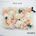 Axyaa Silk Floral Wedding Decor Petal Flower Wall Party Backdrop Display
