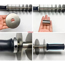 Axya Stainless Steel Roller Knife Dough Stick Cutter