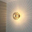 Axyaa Modern Bauhaus Glass Wall Lamp - Nordic Ceiling Light for Bedroom and Parlor