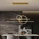 Axyaa Dimmable LED Chandelier for Kitchen Island & Dining, Minimalist Design