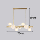 Axyaa Modern LED Pendant Chandeliers for Home Living and Dining Room Lighting