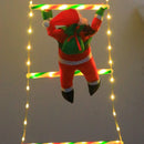 Axyaa Santa Claus Climbing Ladder USB String Lights - Christmas Tree Decoration