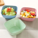 Axyaa Solid Color Fruit Plate and Salad Bowl