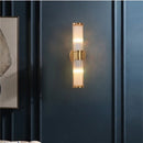 Axyaa Copper Crystal LED Wall Lamp - Luxurious Modern Decor Frame