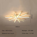 Axyaa Modern LED Ceiling Chandeliers - Dimmable Living Room Lighting Fixtures