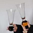 Axyaa Crystal Glass Cocktail Glass High-value Champagne Glass Cold Drink