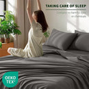 Axyaa 800TC Egyptian Cotton Sheets: Twin King Full Queen Bed Sheet Set 4/6pcs