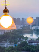 Axyaa Bauhaus Glass Pendant Lights LED G9 Modern Fixtures for Home and Commercial Spaces