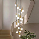 Axyaa Nordic Dining Room Pendant Chandelier Light for Indoor Living Room Decor