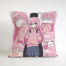Axyaa 45x45 Decorative Pillowcases for Sofa Pillows - Bocchi Rock Theme