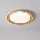 Axyaa Wood Grain LED Ceiling Light for Home Decor