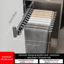 Axyaa Aluminum Alloy Pant Hangers: Adjustable, Multi-Functional, & Collapsible Clothes Rack