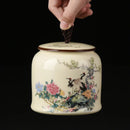 Axya Vintage Ceramic Tea Caddy Storage Jar Set