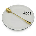Axyaa Stainless Steel Long Handled Spoon Set