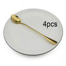 Axyaa Stainless Steel Long Handled Spoon Set