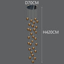 Axyaa LED Pendant Light Chandeliers for Modern Home Decor