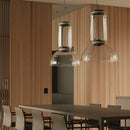 Axyaa Minimalist Glass Pendant Light Chandelier for Home Decor