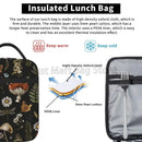 Axyaa Magic Leaf Fern Lunch Bag | Insulated Thermal Portable Cooler Tote