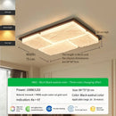 Axyaa LED Walnut Ceiling Lamp: Retro Aesthetic Wabi-sabi Master Bedroom Light