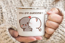 Axyaa Cute Animal Enamel Cup Breakfast Mug Set