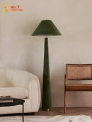 Axyaa Cotton Velvet Fabric Floor Lamp LED Modern Light Fixtures