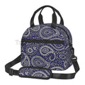 Axyaa Paisley Pattern Lunch Bag: Waterproof, Insulated, Reusable, Thermal Tote