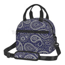 Axyaa Paisley Pattern Lunch Bag: Waterproof, Insulated, Reusable, Thermal Tote