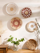 Seagrass Wall Basket: Handmade Boho Home Decor by Axyaa