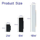 Axyaa Modern Aluminum LED Wall Lamp for Indoor and Outdoor Lighting