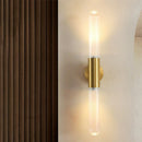 Axyaa Nordic Glass Wall Lamp Minimalist Style Sconce Bedroom Lighting