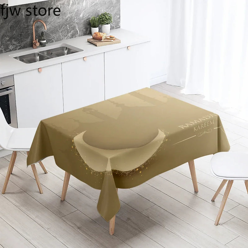 Axyaa Ramadan Kareem Mosque Theme Tablecloth