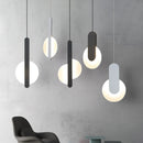Axyaa Scandinavian LED Pendant Lamp for High Ceilings - Modern Living Room Lighting