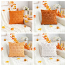 Axyaa Halloween Plush Pumpkin Pillowcase - Holiday Decoration and Home Decor