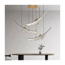 Axyaa Feather Bird Acrylic Pendant Chandelier - Modern Art Home Decoration Lighting