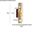 Axyaa LED Wall Lights for Home Dining Stair Bedroom Stone Wood Wabi Sabi Sconce