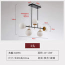 Axyaa Square Tube Magic Bean Glass Spherical Chandelier