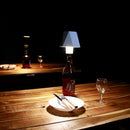 Axyaa LED Wine Bottle Table Lamp - Portable Charging Night Light