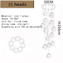 Axyaa Branch Chandelier for Living Room Staircase, Simple Bar Pendant Light for Shop Duplex Floor