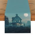 Axyaa Farmhouse Skeleton Table Runner for Home Wedding Party Centerpieces