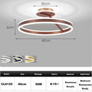 Axyaa Dimmable LED Ring Chandelier for Bedroom, Restaurant, Kitchen, Study.